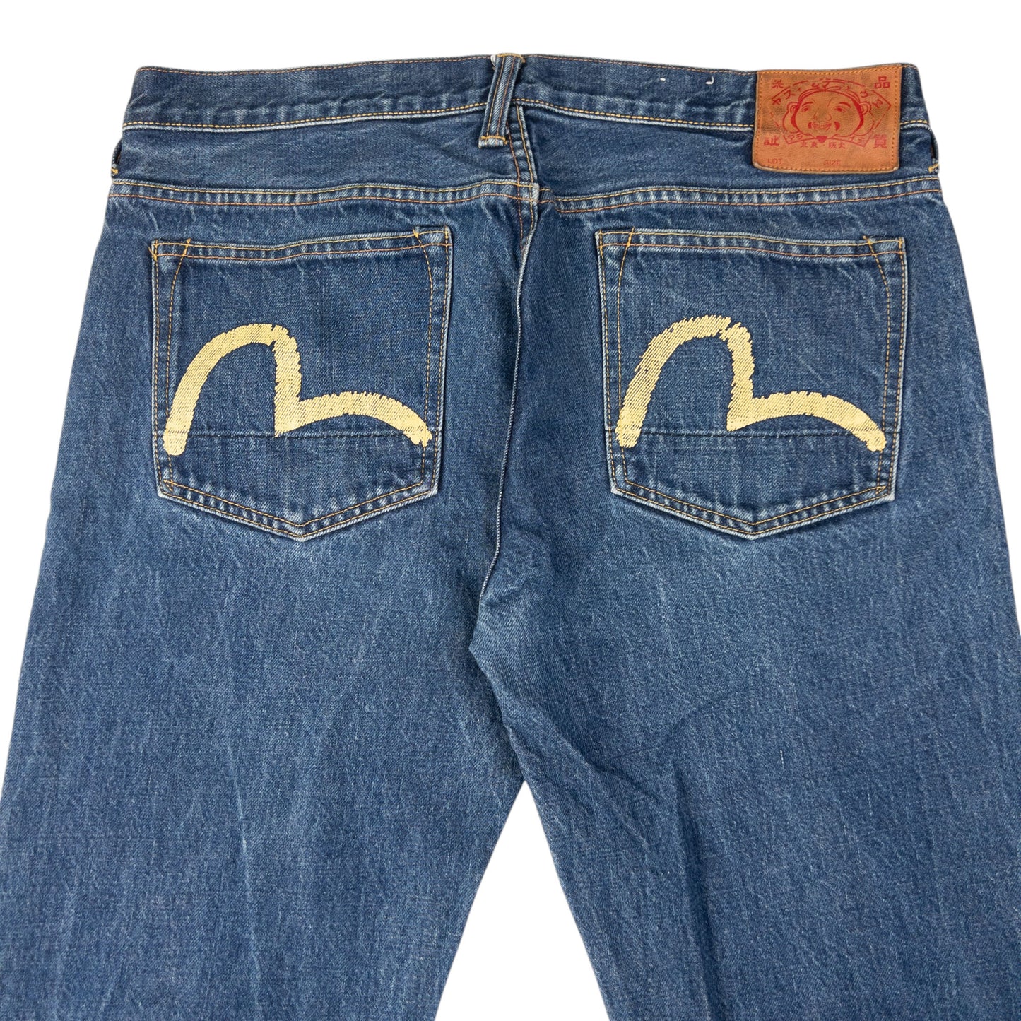 Vintage Evisu Double Gull Japanese Denim Jeans Size W36