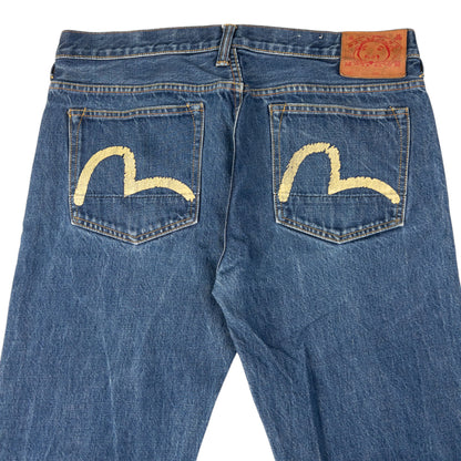 Vintage Evisu Double Gull Japanese Denim Jeans Size W36
