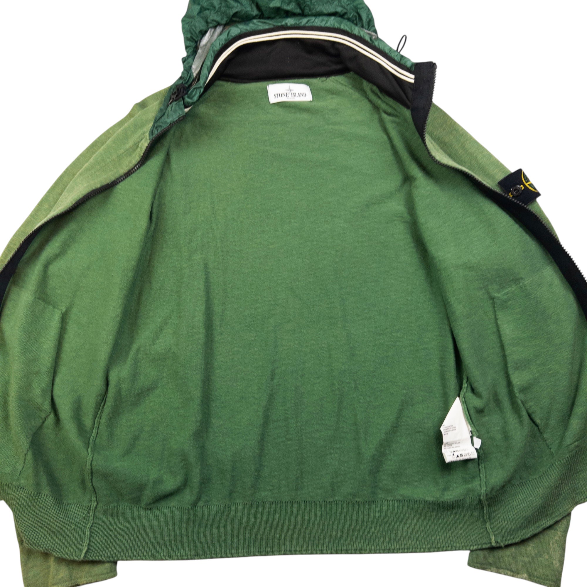 Vintage Stone Island Zip Up Hoodie Size S