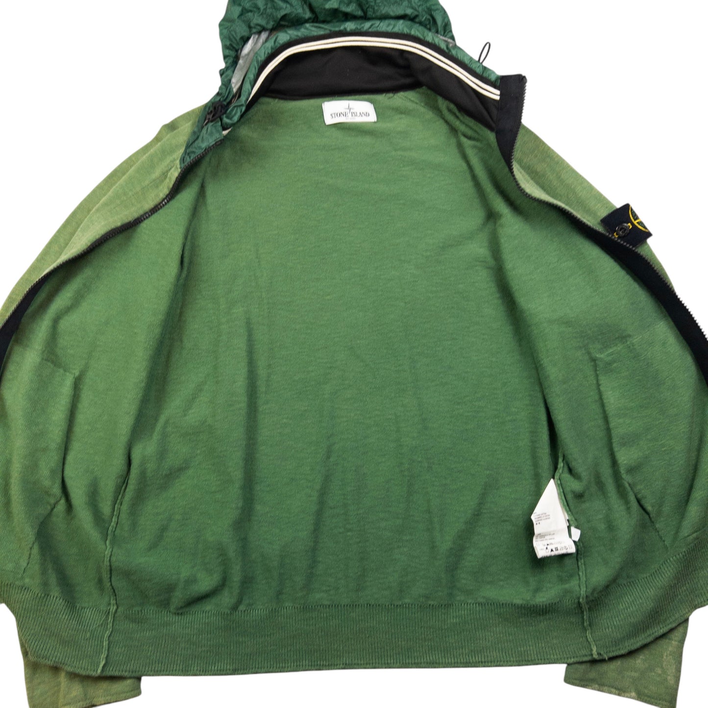 Vintage Stone Island Zip Up Hoodie Size S