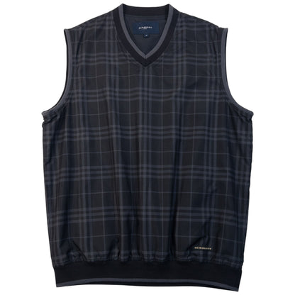 Vintage 2000s Burberry Golf Nova Check Pullover Vest Jacket Size M