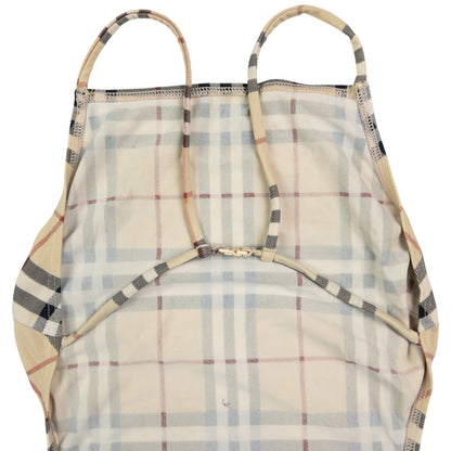 Vintage Burberry Nova Check Swimming Costume Womens Size L