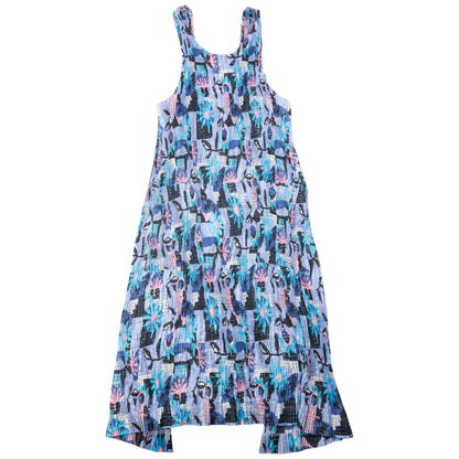 Vintage 90s Issey Miyake Pleated Longline Vest Dress Womens Size S