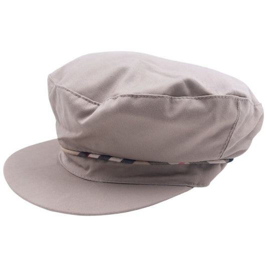 Vintage 80s Burberry Newsboy Hat Size M