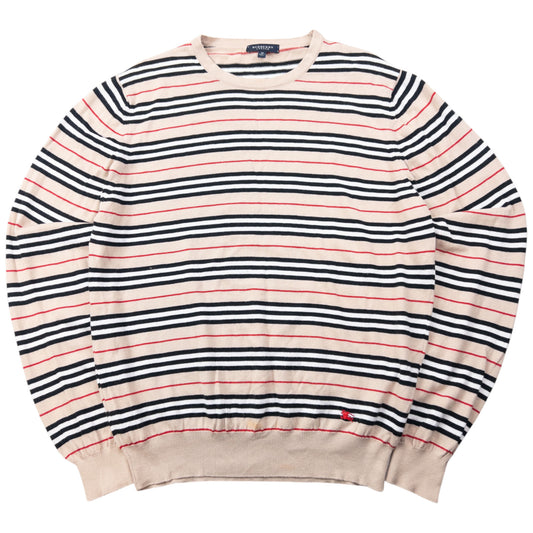 Vintage 2000s Burberry Nova Stripe Jumper Size S
