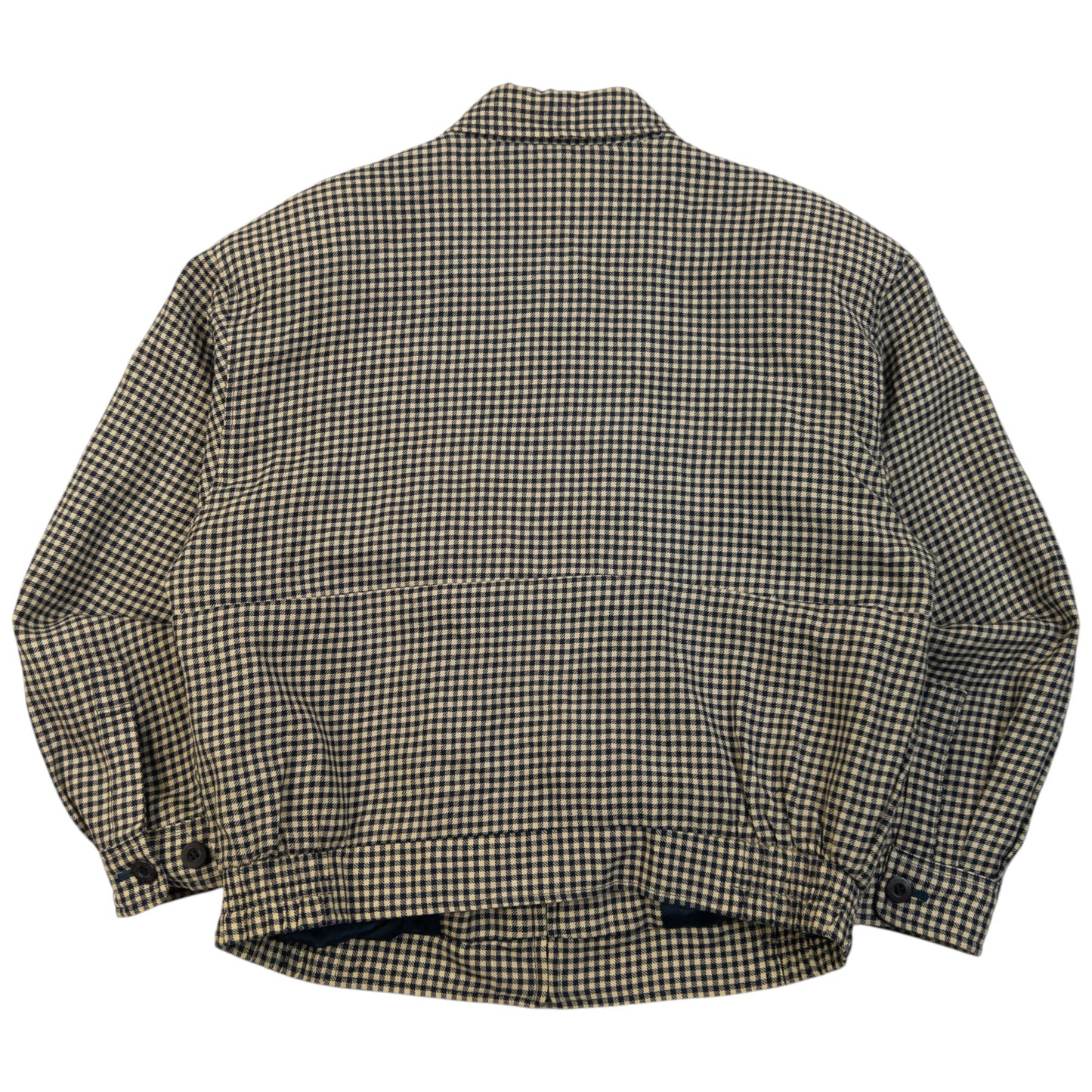 Vintage 90s YSL Yves Saint Laurent Checkered Harrington Jacket Size XS