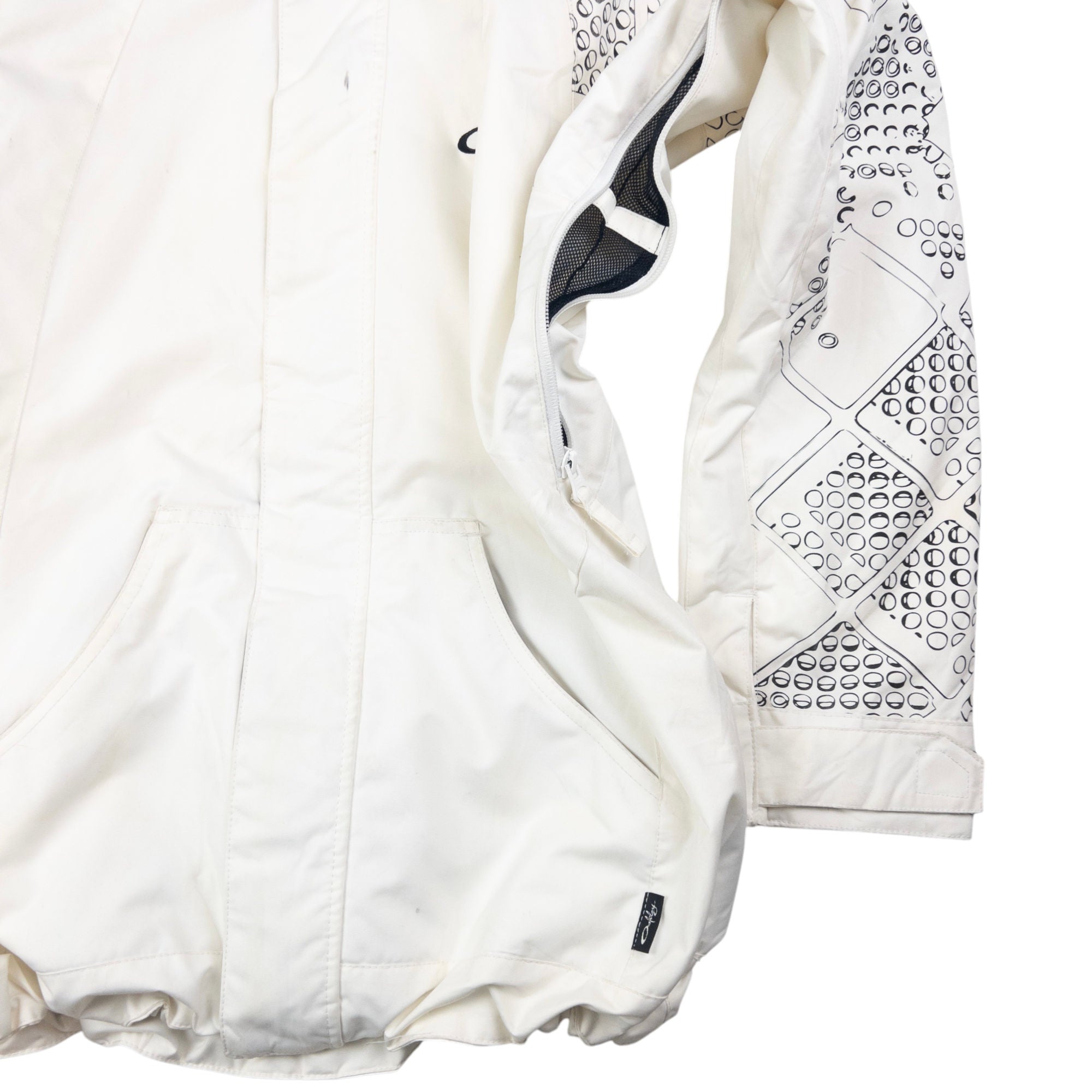 Vintage Oakley Zip Up Snowboarding Jacket Size S