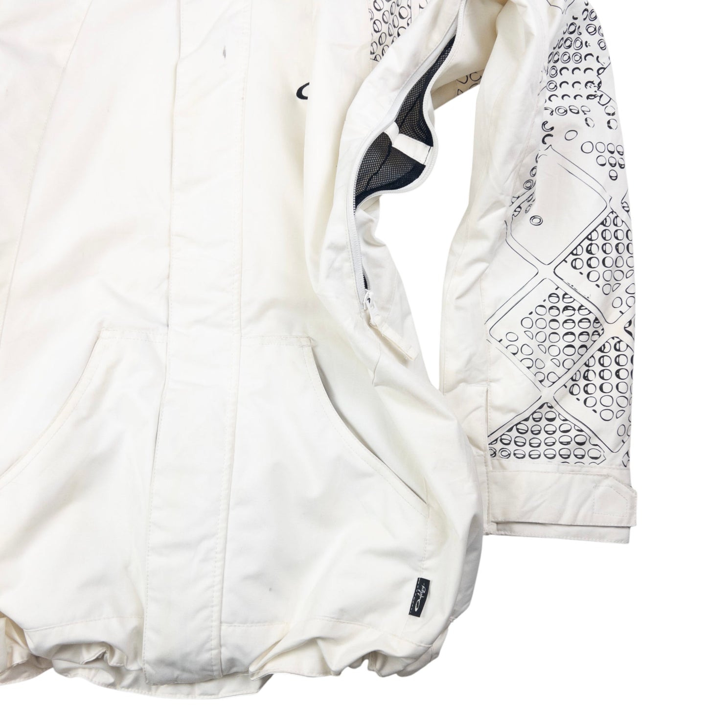 Vintage Oakley Zip Up Snowboarding Jacket Size S