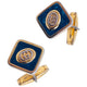 Vintage 80s Gucci Marble Pattern Cufflinks