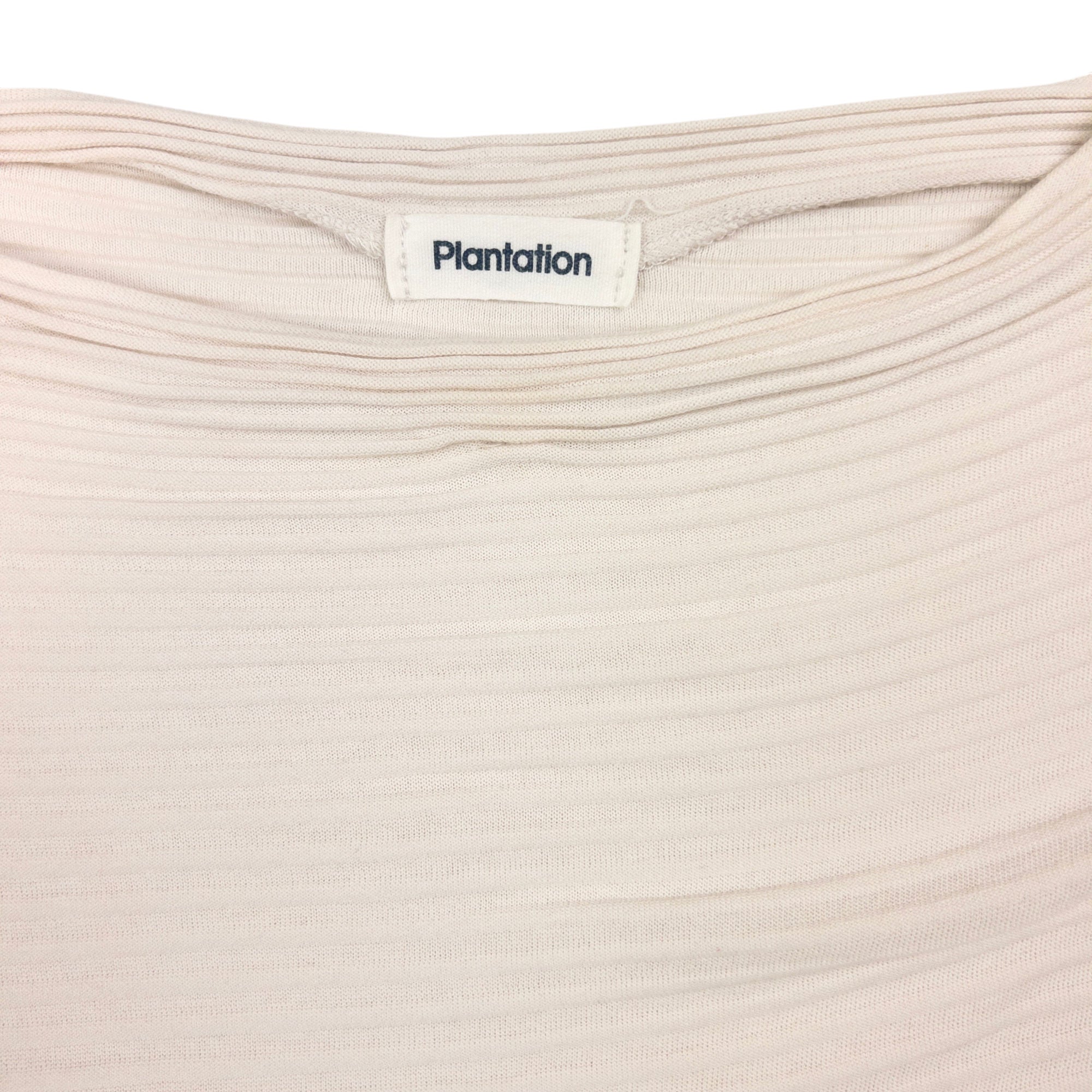 Vintage Plantation By Issey Miyake Ribbed Mock Neck T Shirt Size S