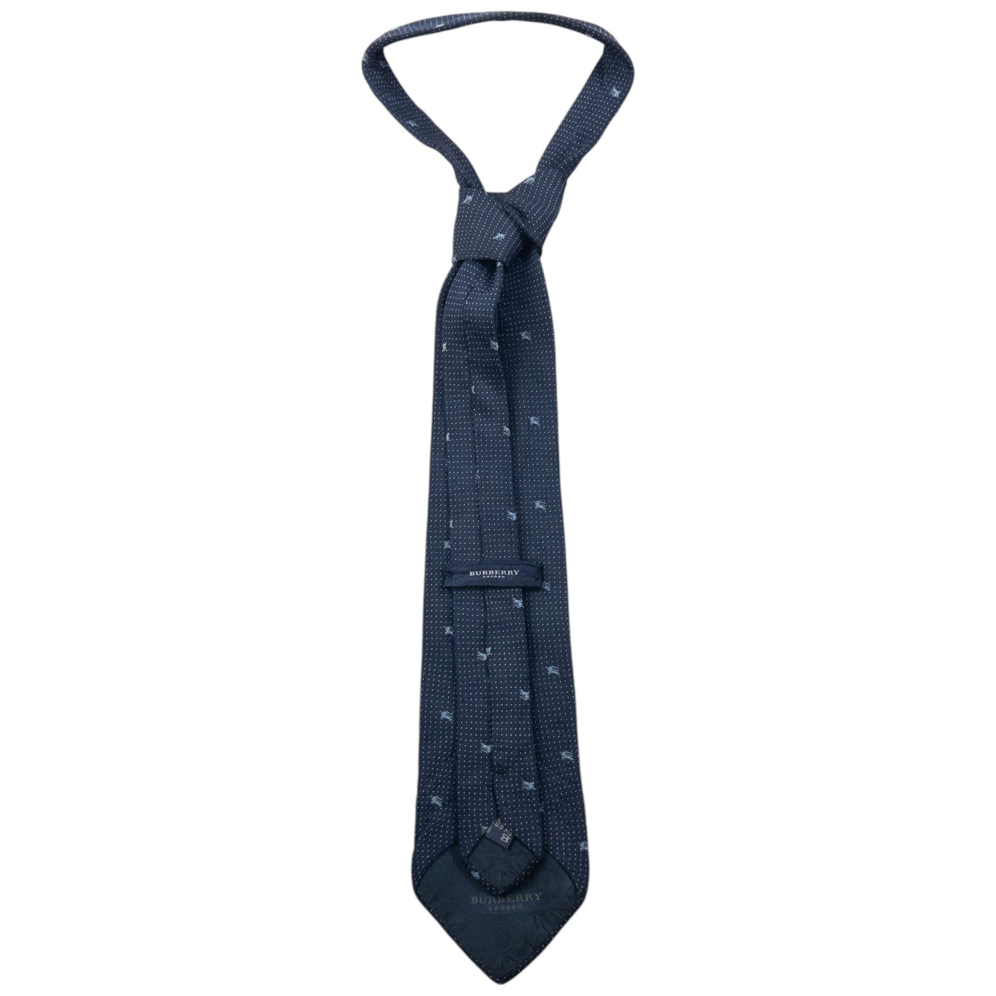 Vintage 2000s Burberry Monogram Silk Tie