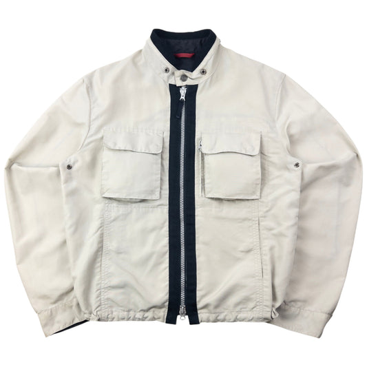 Vintage 2000s Armani Jeans Zip Up Jacket Size L