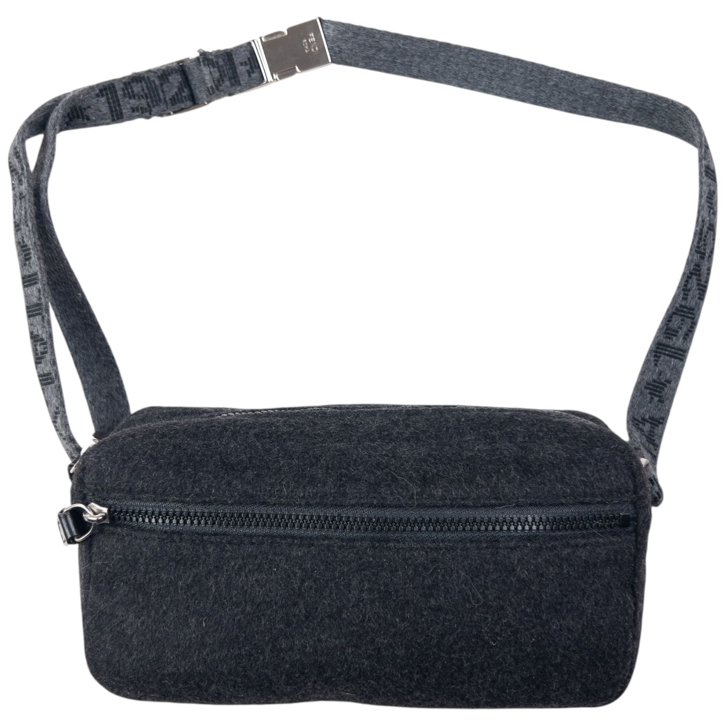 Vintage 2000s Fendi Wool Crossbody Bag
