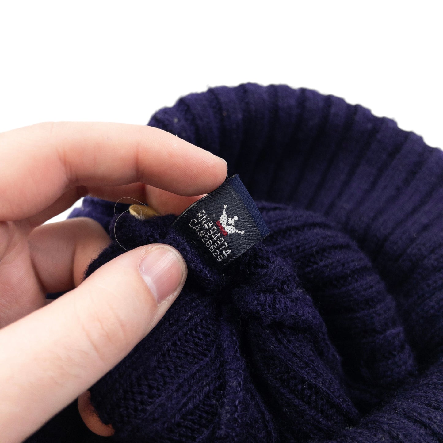 Vintage 2000s Stussy Cable Knit Beanie Hat