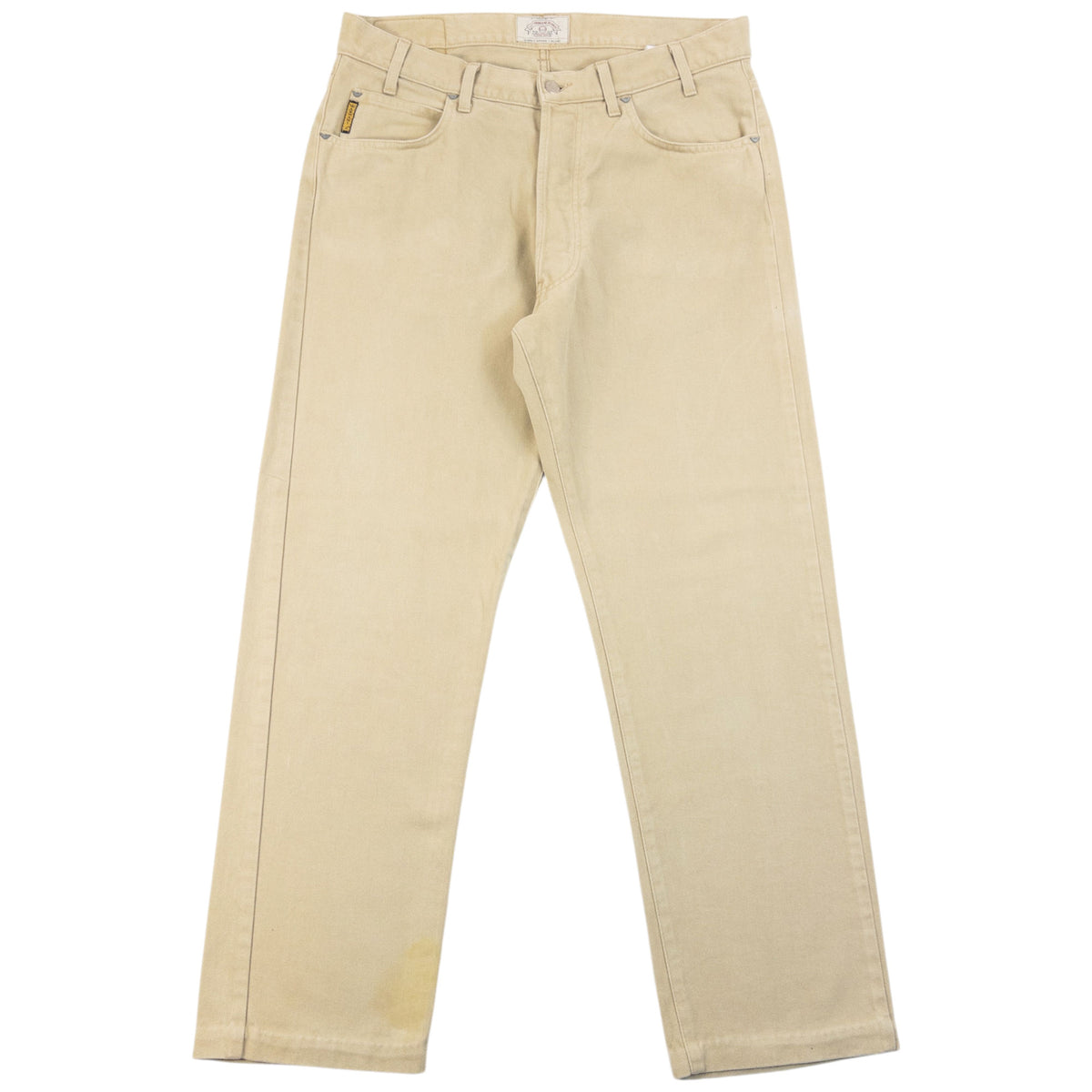 Vintage 90s Armani Jeans Trousers in beige (cotton), photo 3