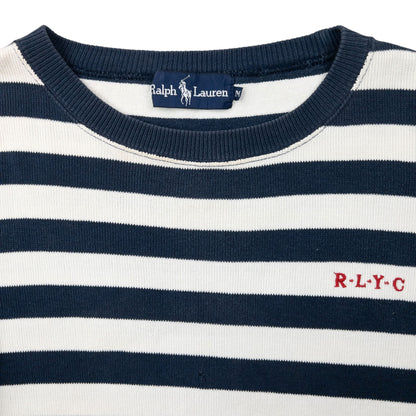 Vintage 1993 Ralph Lauren RLYC Striped Jumper Size XS