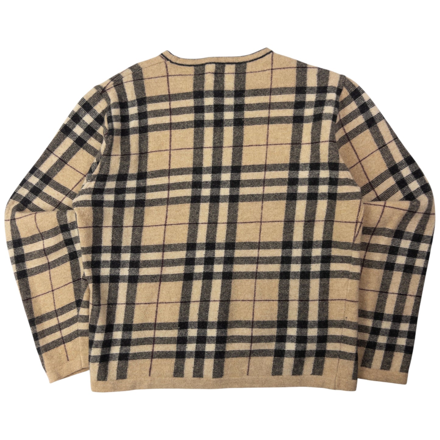 Vintage Burberry Nova Check Jumper Womens Size S