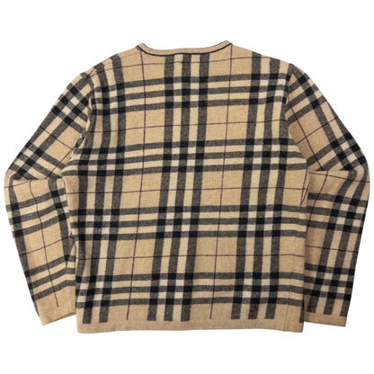 Vintage Burberry Nova Check Jumper Womens Size S