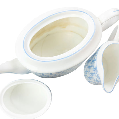 Vintage 2000s Dior Monogram Fine Bone China Tea Set