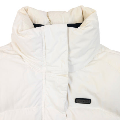 Vintage 2000s Oakley Zip Up Puffer Jacket in white (polyester), photo 3