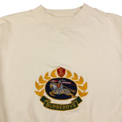 Vintage Burberry Embroidered Sweatshirt Size M
