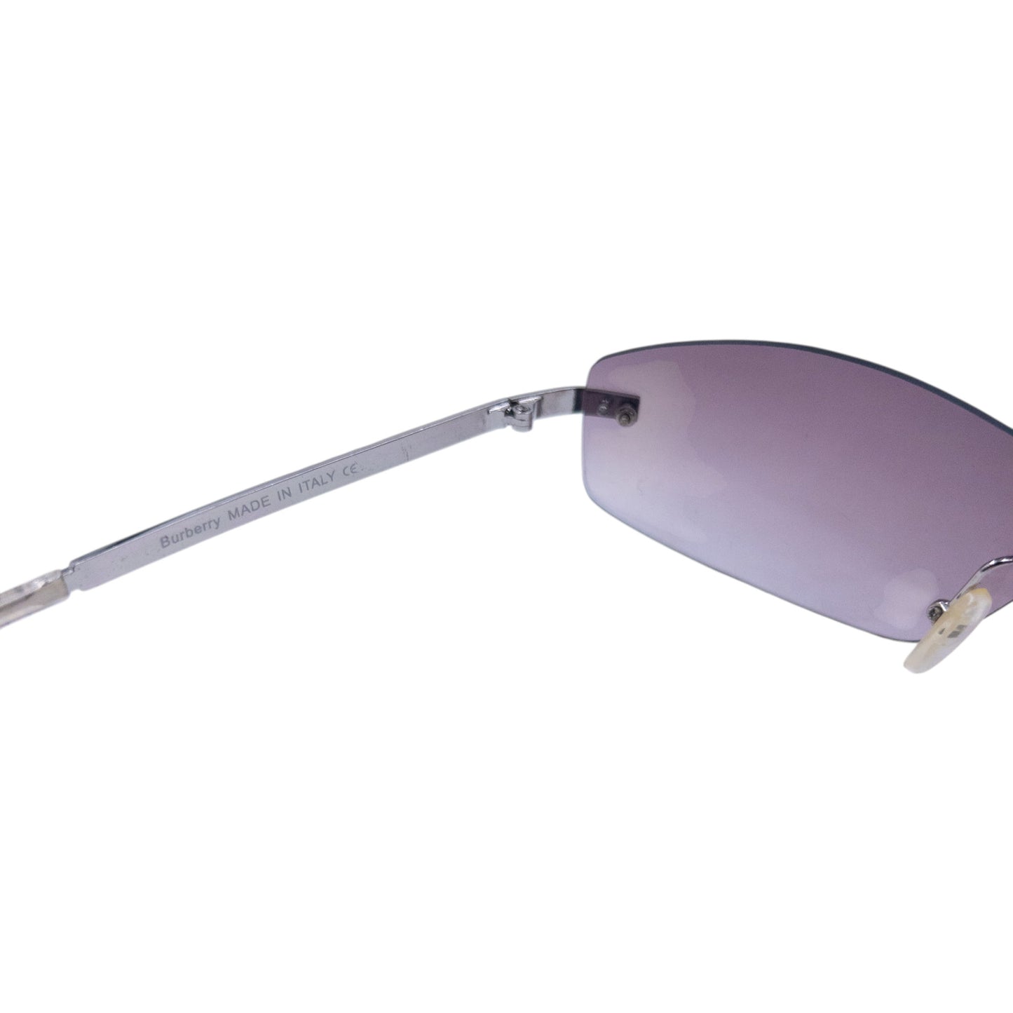 Vintage 2000s Burberry Nova Check Rimless Sunglasses