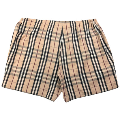 Vintage Burberry Nova Check Swim Shorts Size XL