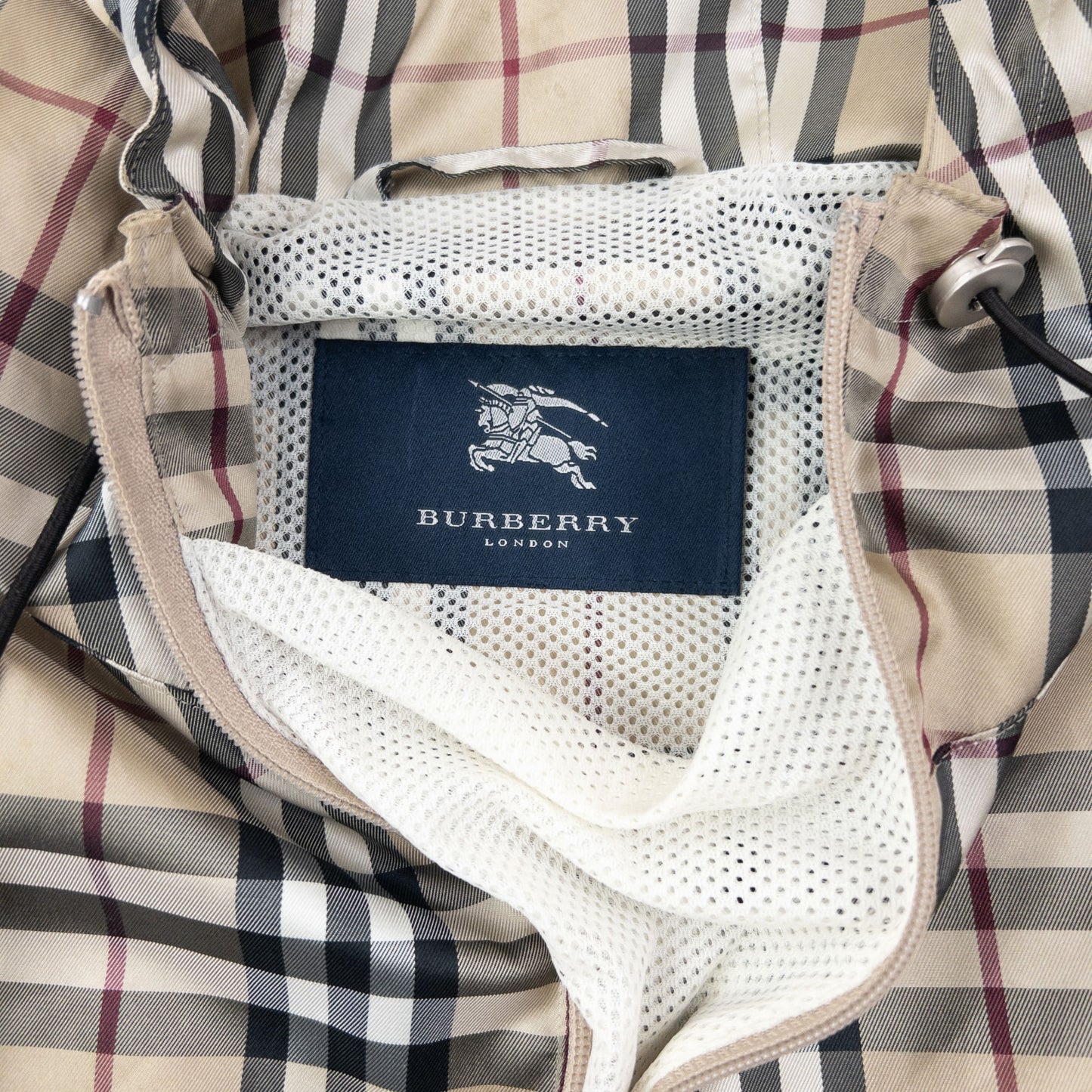Vintage 2000s Burberry Nova Check Q Zip Jacket Size L