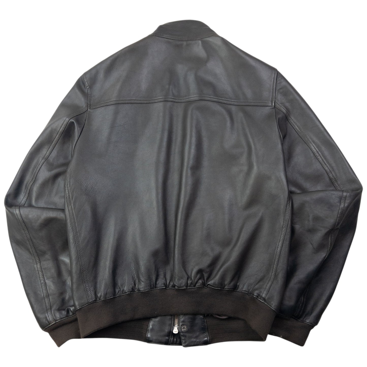 Vintage 2000s Versace Jeans Couture Leather Cargo Jacket Size M