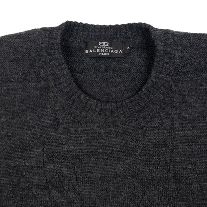 Vintage Balenciaga Paris Wool Knit Jumper Size L