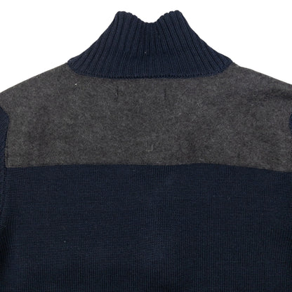 Vintage Stone Island Q Zip Turtleneck Jumper Size M