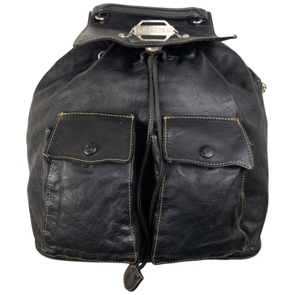 Vintage Jean Paul Gaultier Leather Bucket Backpack