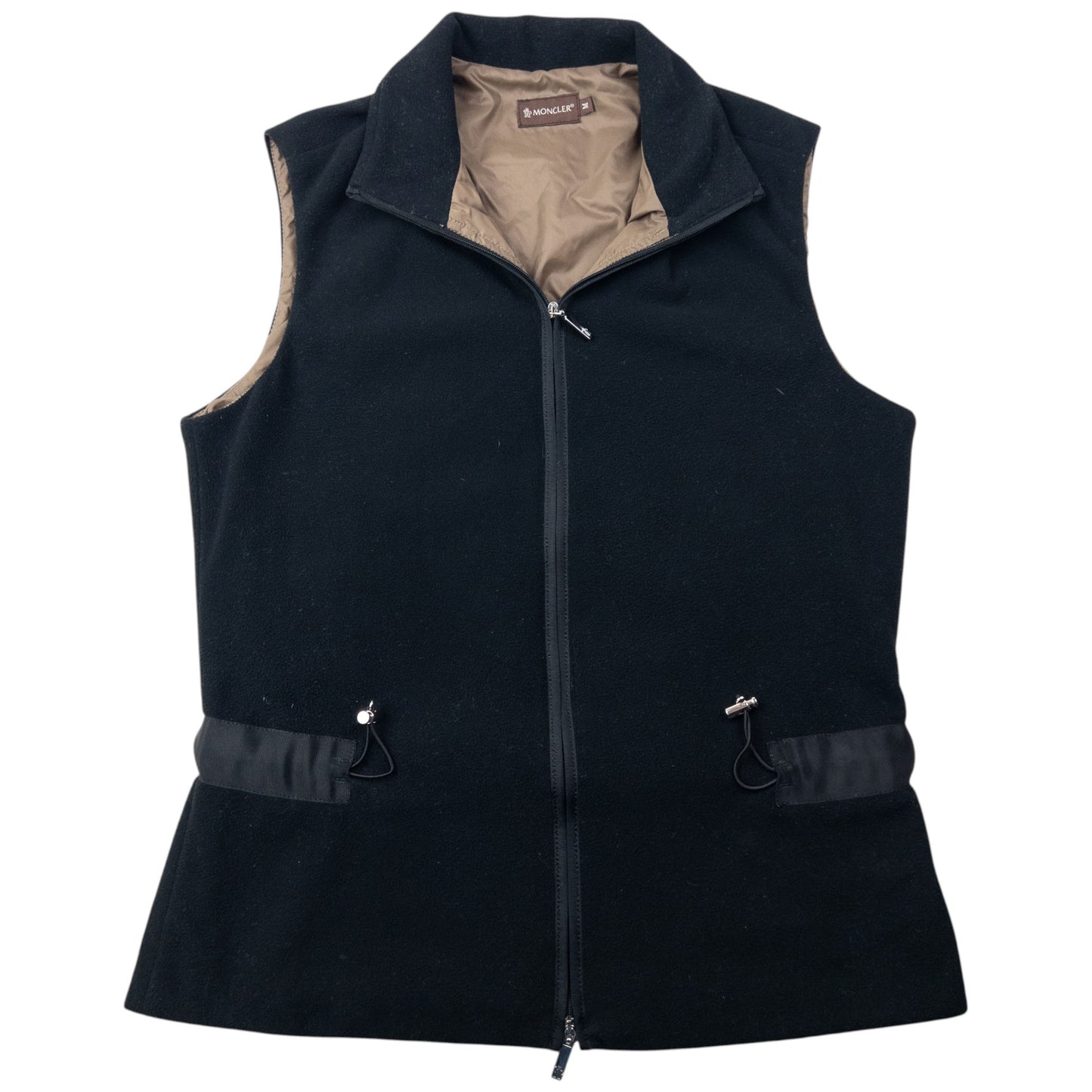 Vintage 90s Moncler Zip Up Fleece Gilet Womens Size M