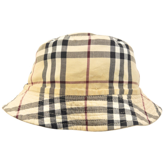 Vintage 2000s Burberry Nova Check Reversible Bucket Hat