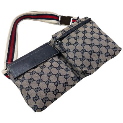 Vintage 2000s Gucci Monogram Crossbody Bag