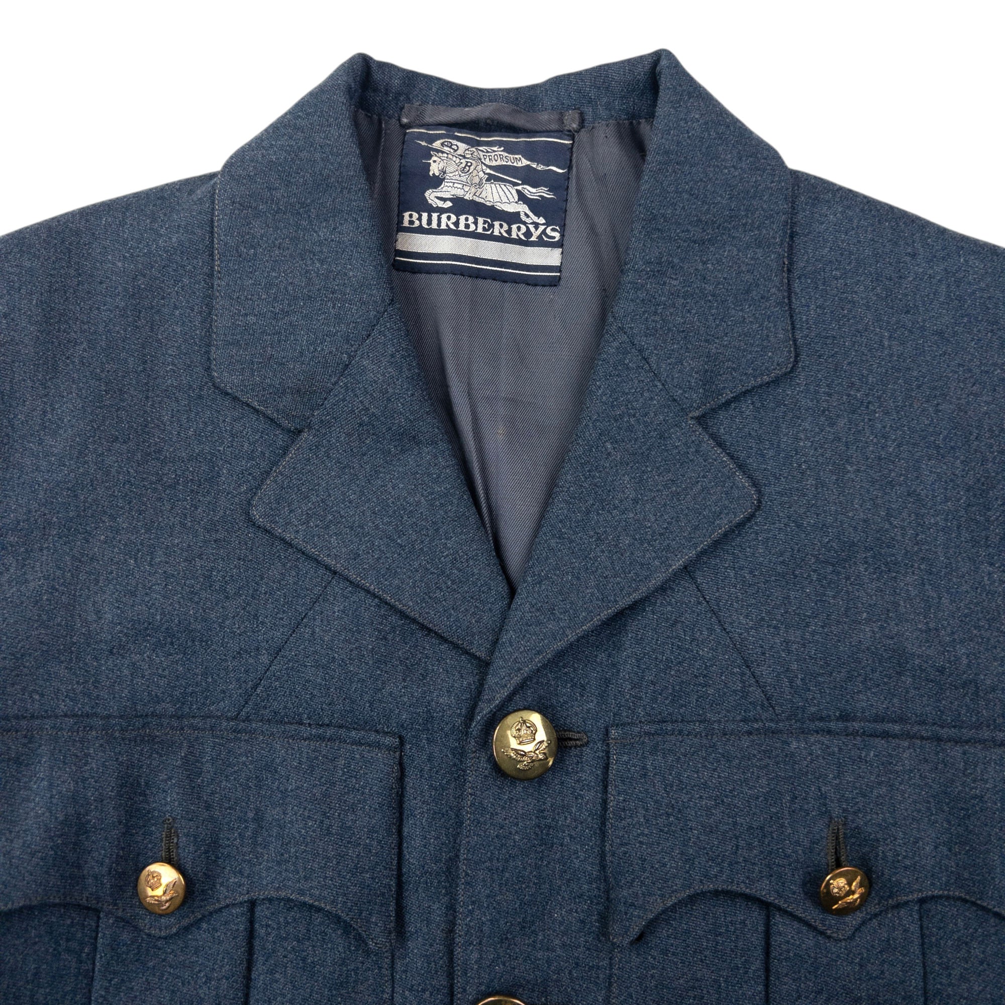 Vintage Burberry RAF ARMY Issue Belt Waist Jacket Size M