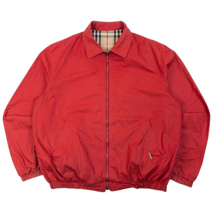 Vintage 2000s Burberry Nova Check Reversible Harrington Jacket in beige, photo 2