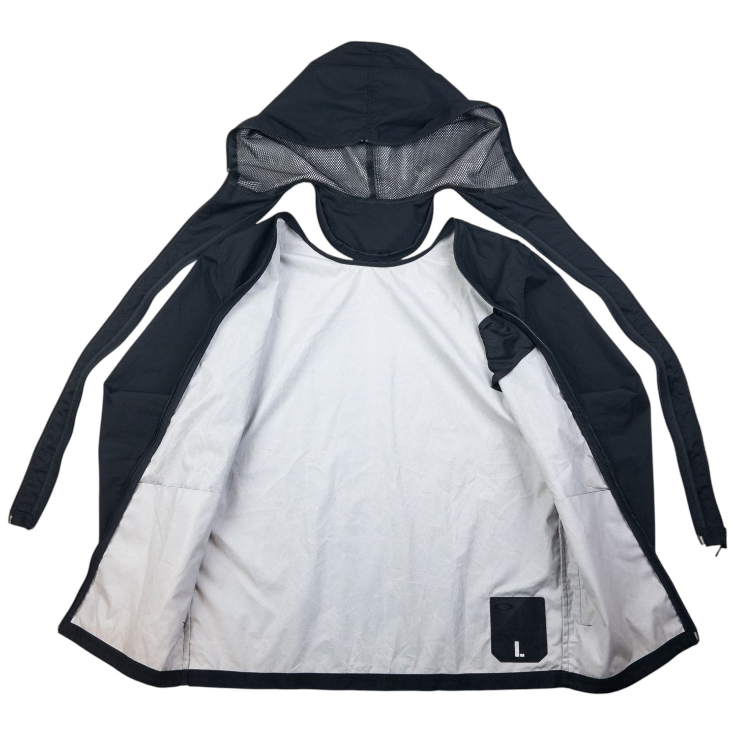 Vintage Oakley Full Zip Detachable Hooded Jacket Size M