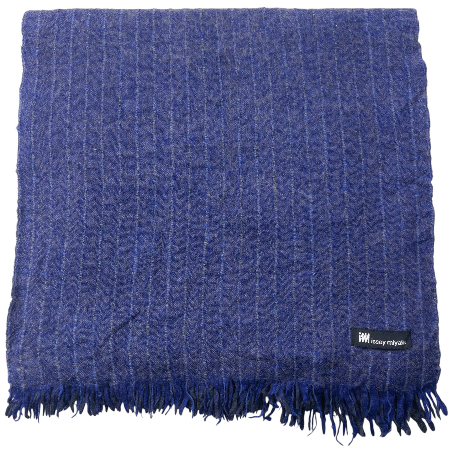 Vintage 2000s Issey Miyake Wool Tassel Scarf