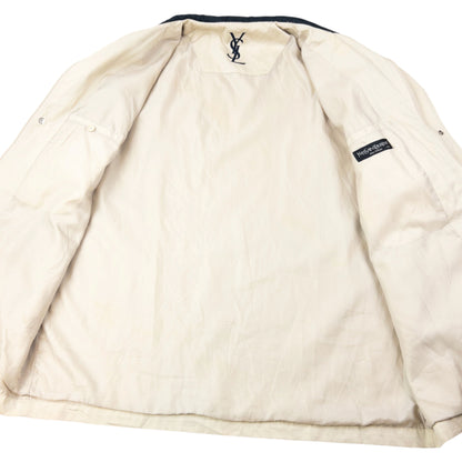 Vintage 90s YSL Yves Saint Laurent Zip Up Jacket Size XL