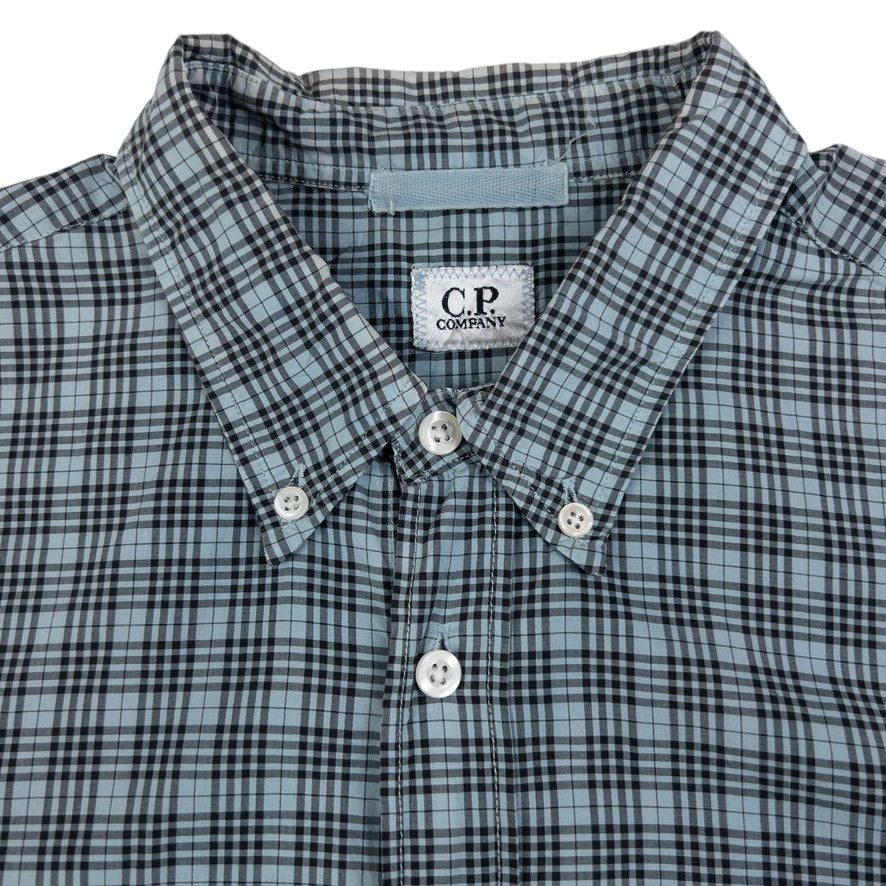 Vintage CP Company Checkered Long Sleeve Button Up Shirt Size M