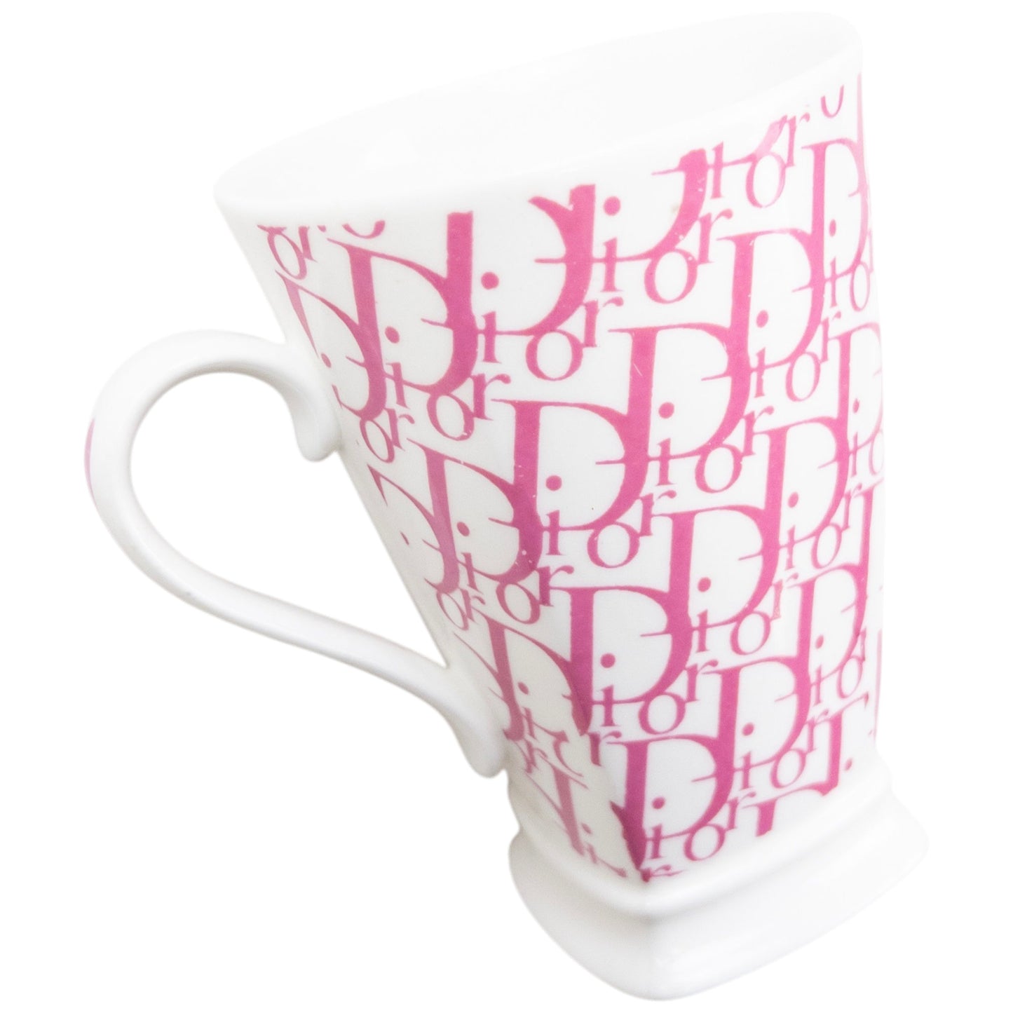 Vintage 2000s Dior Monogram Fine Bone China Mug