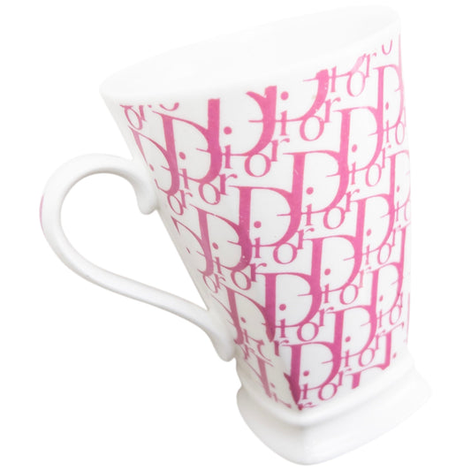 Vintage 2000s Dior Monogram Fine Bone China Mug