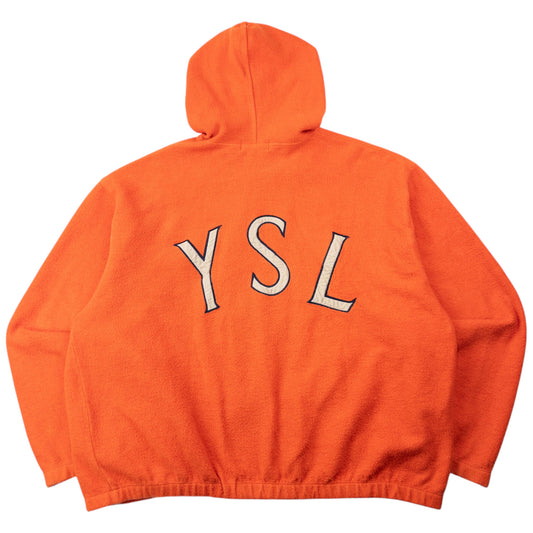 Vintage 2000s YSL Yves Saint Laurent Zip Up Fleece Jacket Size XXL
