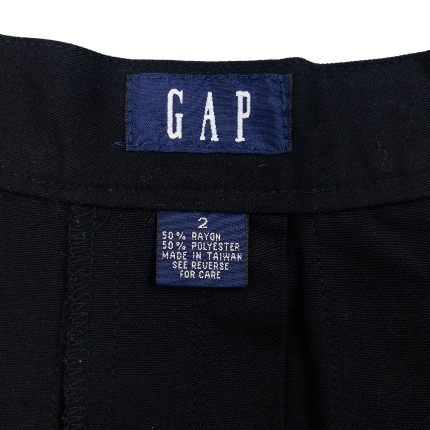 Vintage 90s GAP Pleated Wrap Mini Skirt Womens Size W24
