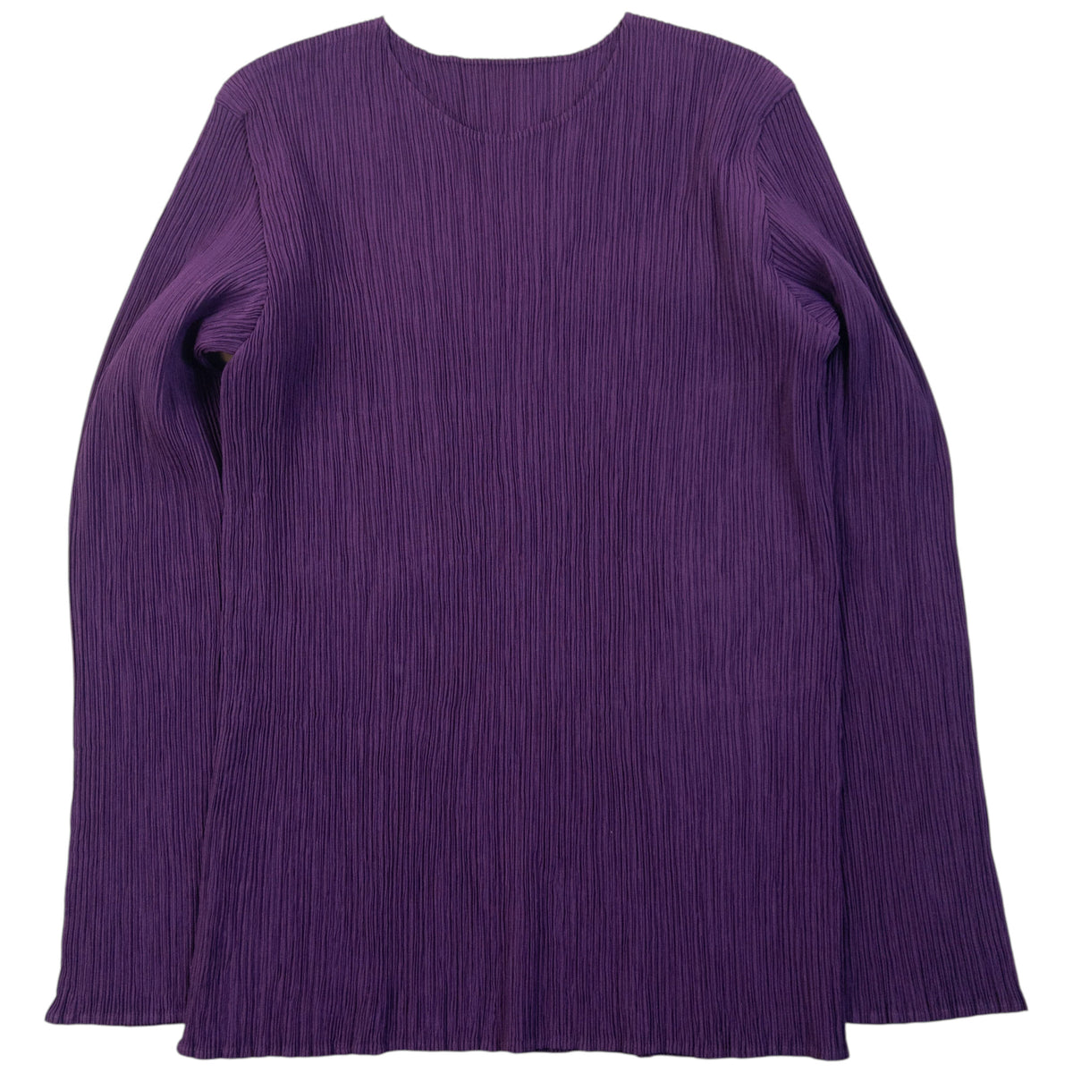 Vintage 90s Issey Miyake Pleated Long Sleeve Top Womens Size M