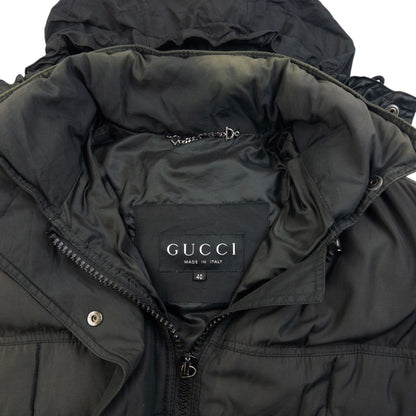 Vintage 90s Gucci By Tom Ford Zip Up Puffer Jacket Womens Size S