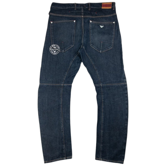 Vintage Armani Jeans Curve Leg Denim Jeans Size W38