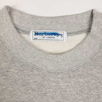 Vintage Burberry Embroidered Crest Sweatshirt Size M