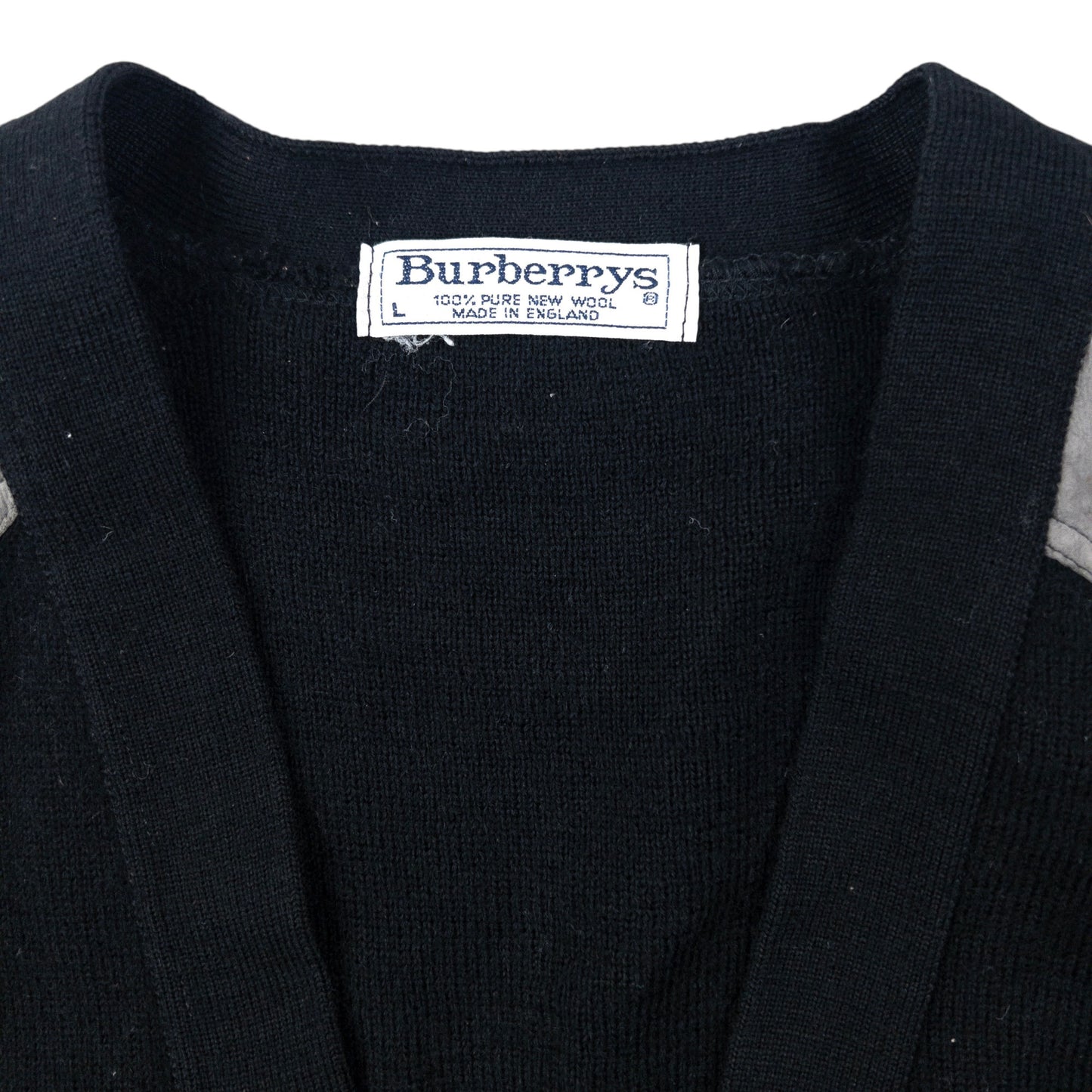 Vintage 80s Burberry Wool Cardigan Size S